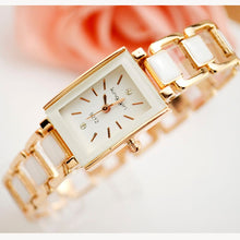 Load image into Gallery viewer, Fashion, Rectangular Watch, Female Version, Korean Version, Simplified Middle School Girl Bracelet Watch, Girl's New Hollowed Jh