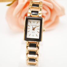 Load image into Gallery viewer, Fashion, Rectangular Watch, Female Version, Korean Version, Simplified Middle School Girl Bracelet Watch, Girl's New Hollowed Jh